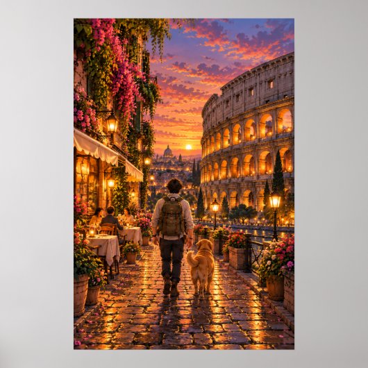 Poster Le vagabond Rome (Devant)