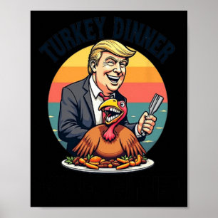 Poster Le Vainqueur Du Dîner Turc Donald Trump Drôle Drôl