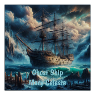 Poster Le vaisseau fantôme Mary Celeste hante le mystère 