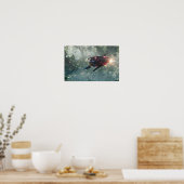 Poster Le vaisseau spatial Anime (Cuisine)