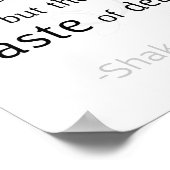 Poster Le Valiant meurt mais une fois Shakespeare (Coin)