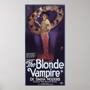 Poster Le vampire blond