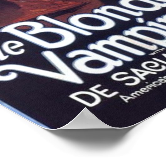 Poster Le vampire blond (Coin)