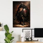 Poster Le Vautour Noir (Bureau à domicile)