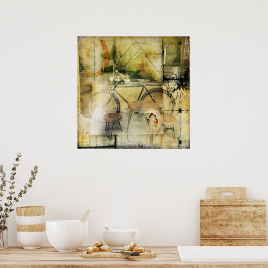 Poster Le vélo (Cuisine)