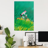 Poster Le vélo au paradis (Bureau à domicile)