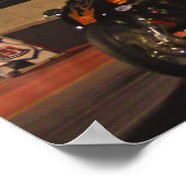 Poster "Le Vélo De Glissement De Carburant Le Plus Rapide (Coin)