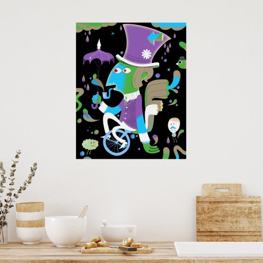 Poster Le Velocipede moderne (Cuisine)