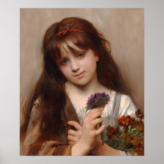 Poster Le vendeur de fleurs (Devant)