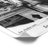 Poster Le vendeur de lunettes, gravé par Jan Collaert (Coin)