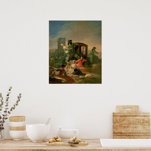 Poster Le vendeur de poteries, 1778 (Cuisine)