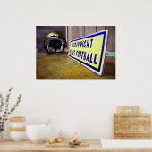 Poster Le Vendredi Soir Signifie Football (Cuisine)