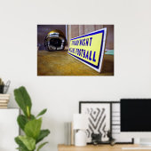 Poster Le Vendredi Soir Signifie Football (Bureau à domicile)