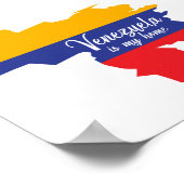 Poster Le Venezuela est ma maison (Coin)