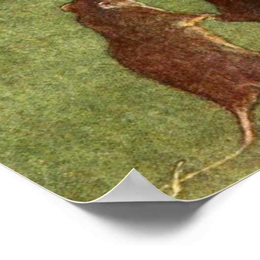 Poster Le vent dans les saules Illustration originale (Coin)