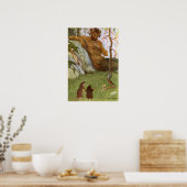 Poster Le vent dans les saules Illustration originale (Cuisine)