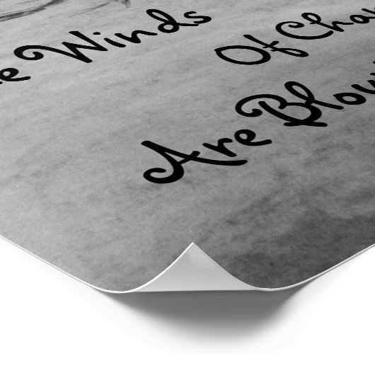 Poster Le vent du changement (Coin)