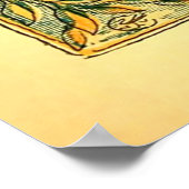 Poster Le vent et le soleil 1887 Walter Crane (Coin)