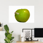 Poster Le ver dans la pomme (Bureau à domicile)