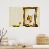 Poster Le ver et le miroir ! (Cuisine)