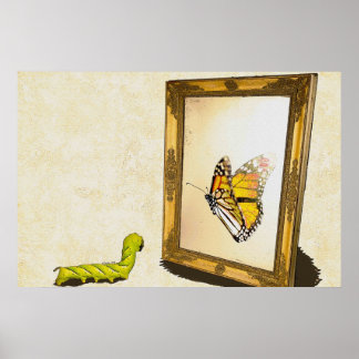 Poster Le ver et le miroir !