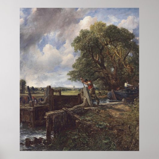 Poster Le verrou - John Constable (Devant)