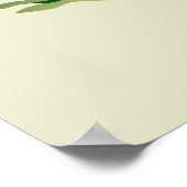 Poster Le vert anatomique de la grenouille (Coin)