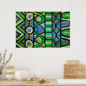 Poster Le vert du voyage (Cuisine)