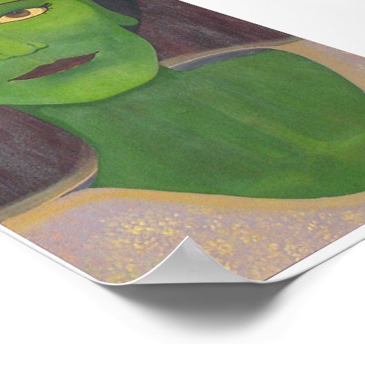 Poster Le vert Tara Bodhisattva (Coin)