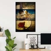 Poster Le vêtement de louange (Poster de Guitare) (Bureau à domicile)