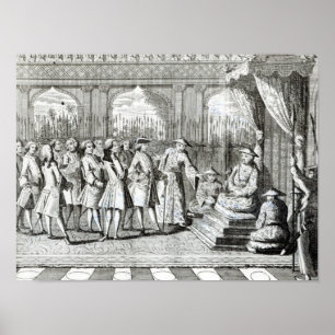 Poster Le vice-roi du canton donnant une assistance