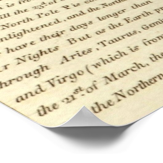 Poster Le Vicissitude de Saisons Expliqué (Coin)