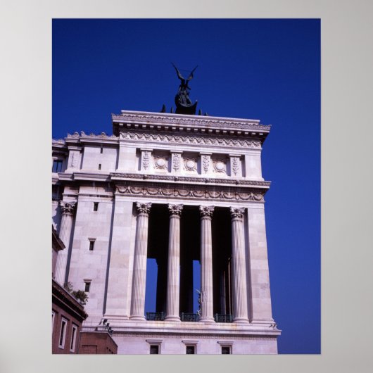 Poster Le Victor Emmanuel 2ème Monument Rome (Devant)