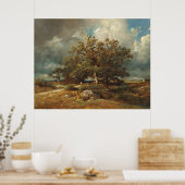 Poster Le Vieux Chêne - Jules Dupré (Cuisine)