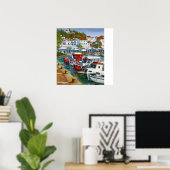 Poster Le Vieux-Port de Skiathos (Bureau à domicile)