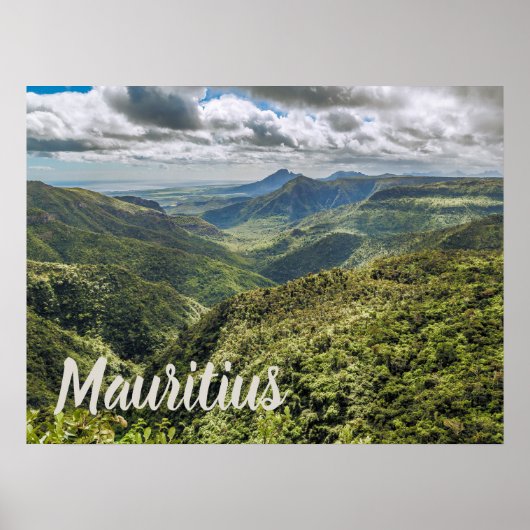 Poster Le viewpoint de l'île Maurice (Devant)