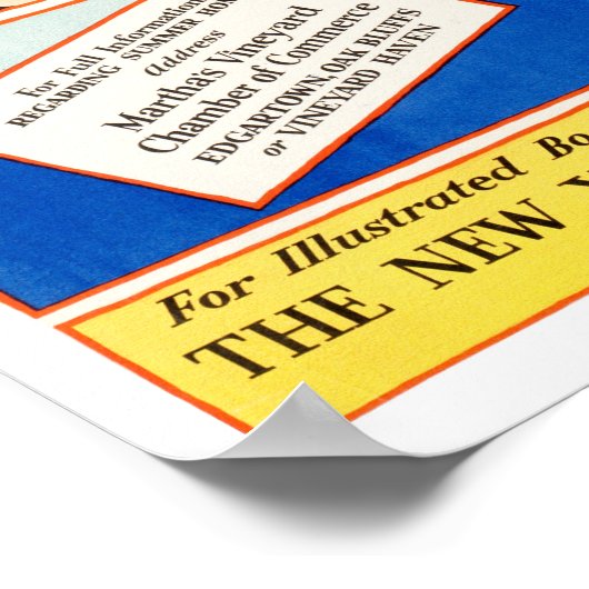 Poster Le vignoble de Martha L'île enchantée (Coin)