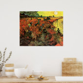 Poster Le vignoble rouge par Vincent van Gogh (Cuisine)