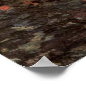 Poster Le vignoble rouge par Vincent van Gogh (Coin)