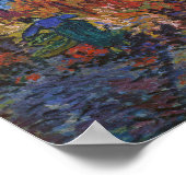 Poster Le vignoble rouge | Vincent van Gogh | (Coin)