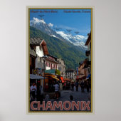 Poster Le village de Chamonix (Devant)