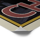 Poster Le village de Chamonix (Coin)