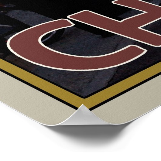 Poster Le village de Chamonix (Coin)