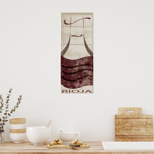 Poster Le vin de Rioja (Cuisine)
