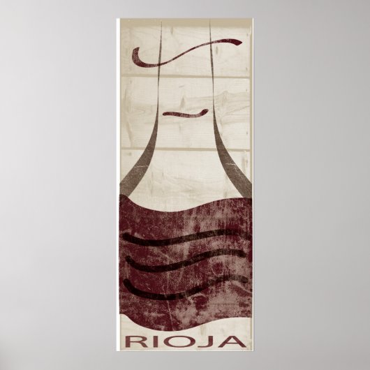 Poster Le vin de Rioja (Devant)
