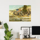 Poster Le Vingtième Maine par H. Charles McBarron (Bureau à domicile)