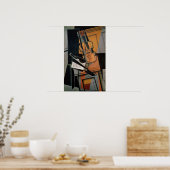 Poster Le violon, 1916 (Cuisine)