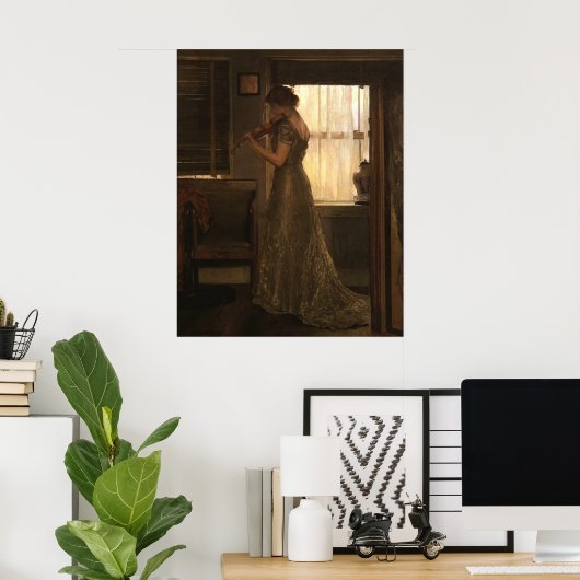 Poster Le violoniste (Bureau à domicile)