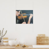 Poster Le violoniste (peinture) (Cuisine)