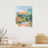 Poster Le virage - Paul Cézanne Fine Art (Cuisine)